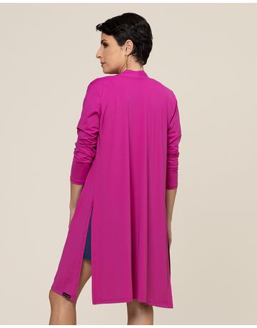 Cardigan midi - Fúcsia