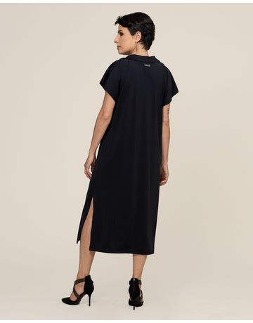 Vestido chemise - Preto