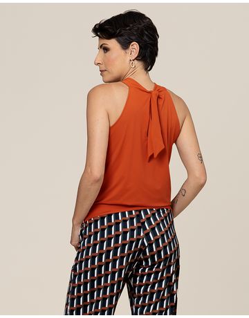 Blusa cava americana - Laranja escuro