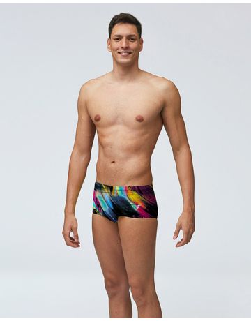 Sunga de natação lateral larga - Multicolor