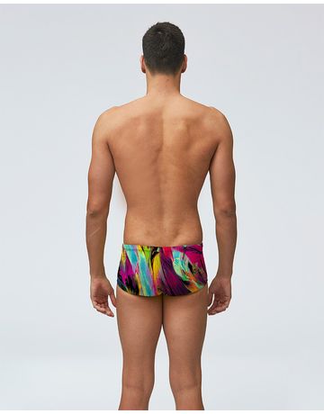 Sunga de natação lateral larga - Multicolor