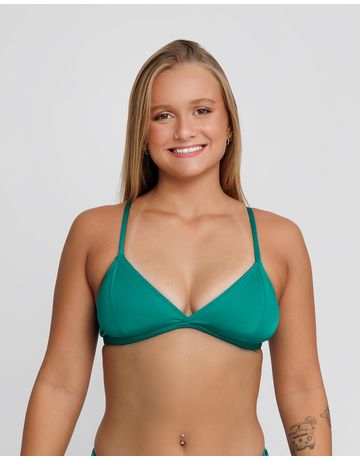 Bela Triangle Bikini Top - Green