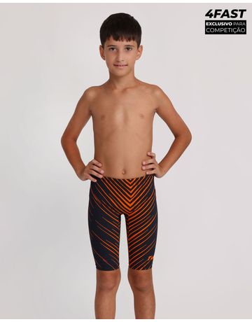 Bermuda de natação infantil para competição 4Fast - Tiger