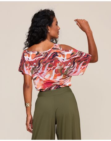 Blusa manga curta - Falésias