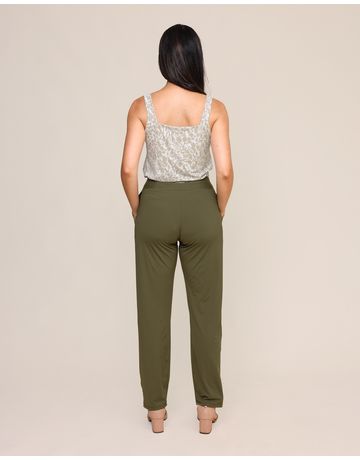 Calça reta - Alcaparra