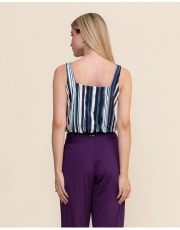 Blusa decote quadrado - Rio Sereno
