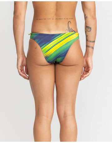 Calcinha sunquíni de natação Fab lateral fina - Auriverde