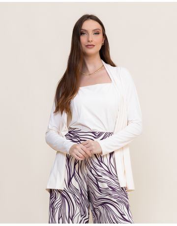 Cardigan - Ecrú