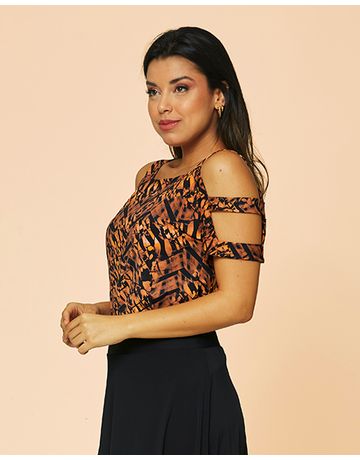 Blusa com Tiras - Majestosa