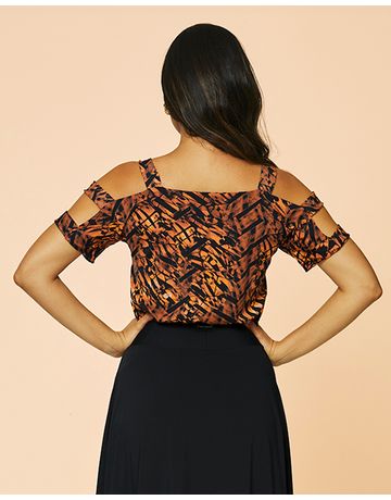 Blusa com Tiras - Majestosa