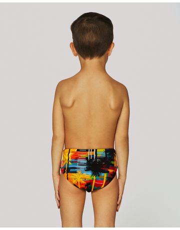Sunga de natação infantil - Vitória Tropical