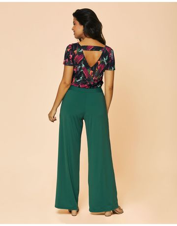 Calça Wide - Natureza