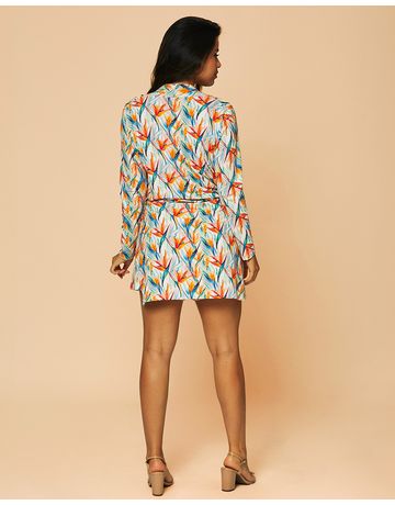 Cardigan midi - Brilho Floral