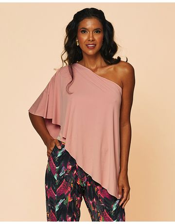 Blusa um ombro só - Matelassê