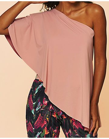 Blusa um ombro só - Matelassê