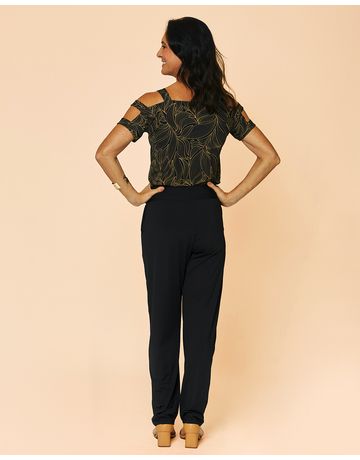 Calça reta - Preto