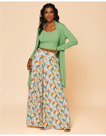 Cardigan Midi - Creme de Sálvia