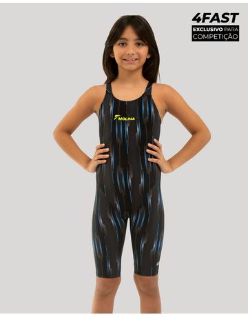 Traje de natação infantil para competição 4Fast - Turbo