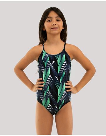 Maiô de Natação Infantil Slim Alças Finas em V - Triunfo