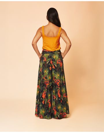 Calça Pantalona - Esmeralda