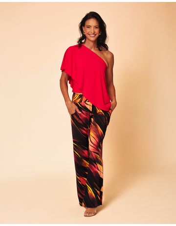 Calça Wide - Rubi