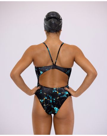 Sol Thin Strap Swimsuit - Onyx