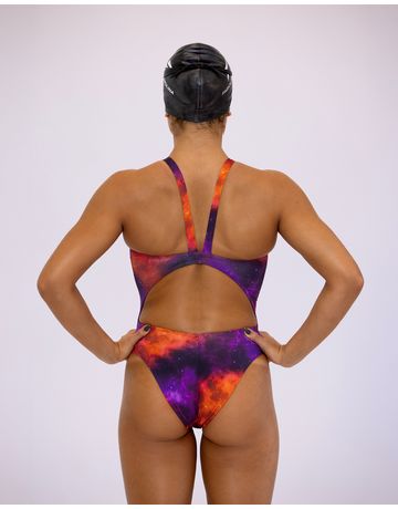 Cavado High Waist Cut Wide Straps Swimsuit - Journey