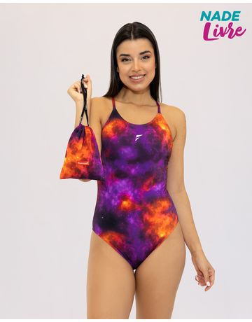 Maiô Absorvente de Natação Shape Alças finas em U - Jornada