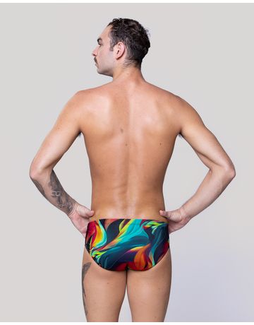 SA Brief Swimsuit - Flame