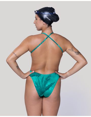 Bela Crossback Swimsuit - Open Water