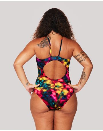 Maiô de natação Shape alças finas em U - Lumina