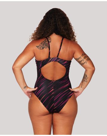 Maiô de natação Shape alças finas em U - Laser