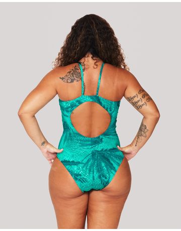 Maiô de natação Shape alças finas em U - Travessia