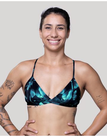 Bela triangle bikini top - Crystal