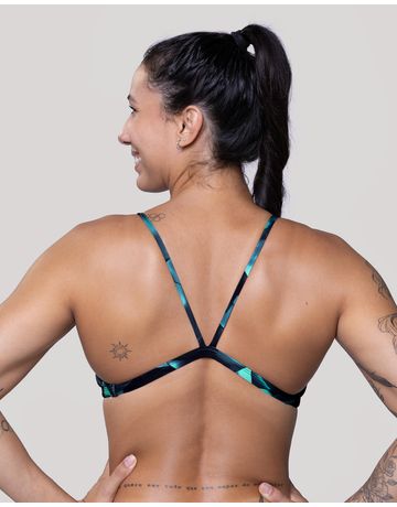 Bela triangle bikini top - Crystal