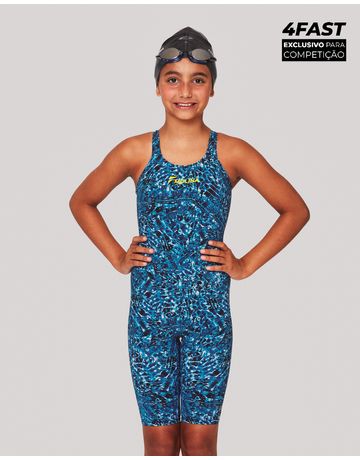 Traje de natação infantil para competição 4Fast - Mergulhe