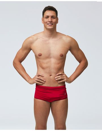 SO Square Leg Swimsuit - Red