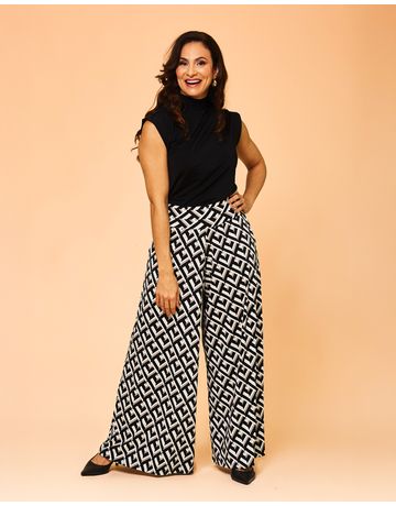 Calça Pantalona - Contemporânea