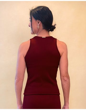 Blusa Regata Canelada - Império