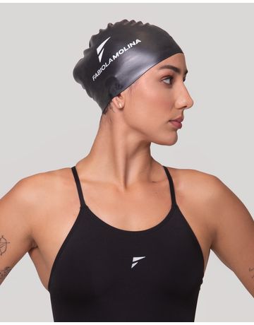 Touca Unissex de Silicone - Preto