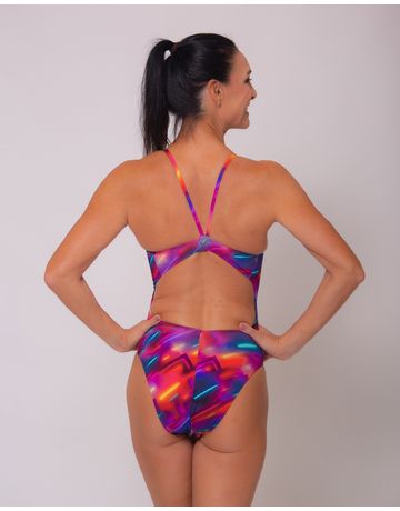 Sol Thin Strap Swimsuit - E-Neon