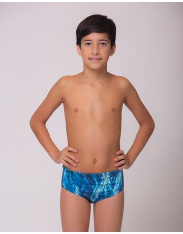 Sunga de natação infantil - Infinito Azul