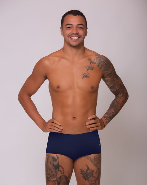 SO Square Leg Swimsuit - Navy