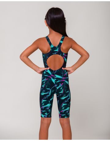 Traje de natação infantil para competição 4Fast - Flashlight