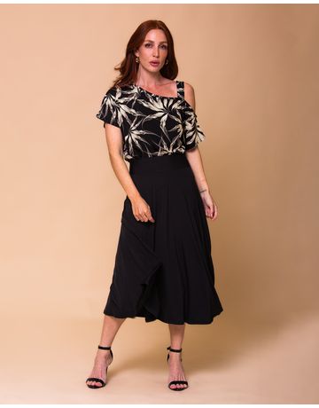 Blusa Decote Assimétrico 1 Alça - Noite